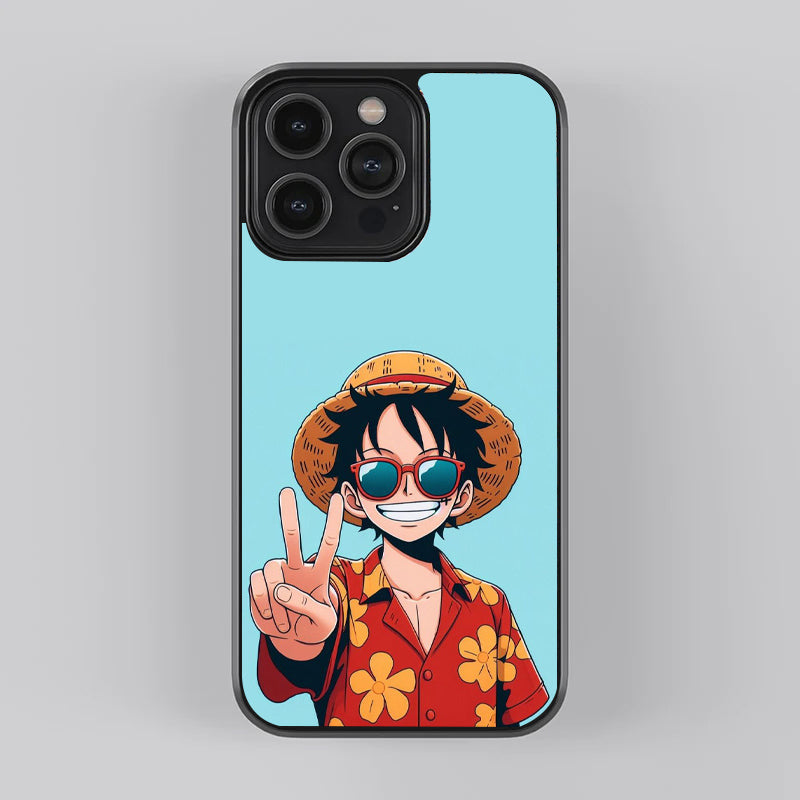 Monkey D. Luffy Anime Premium Glass Case