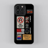 Keep In Mind Open Stickers Premium Glass Case