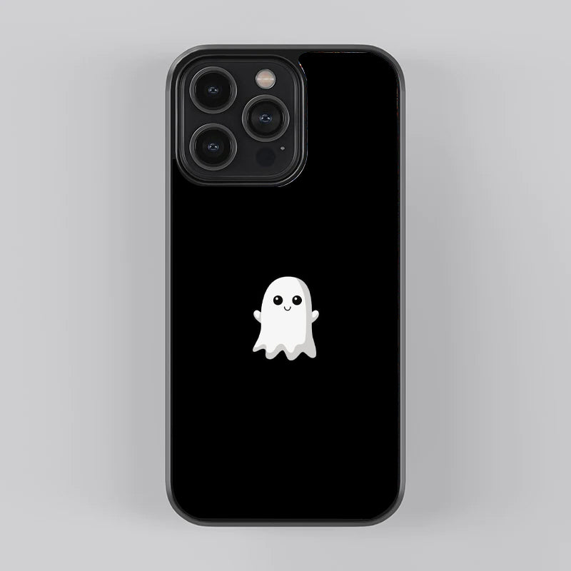 Boo Cute Ghost Premium Glass Case