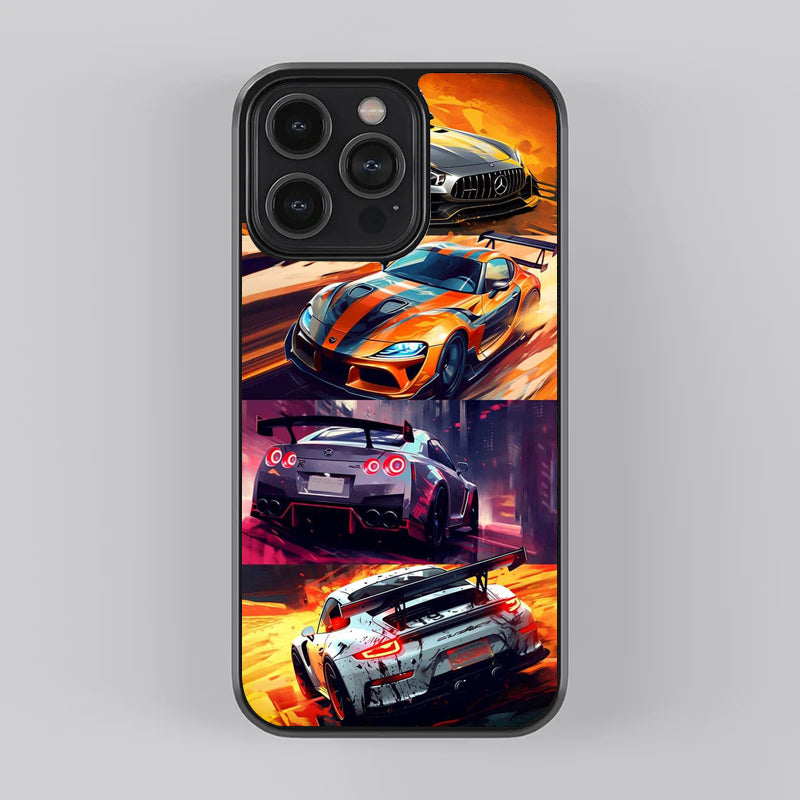 Supercars Premium Glass Case