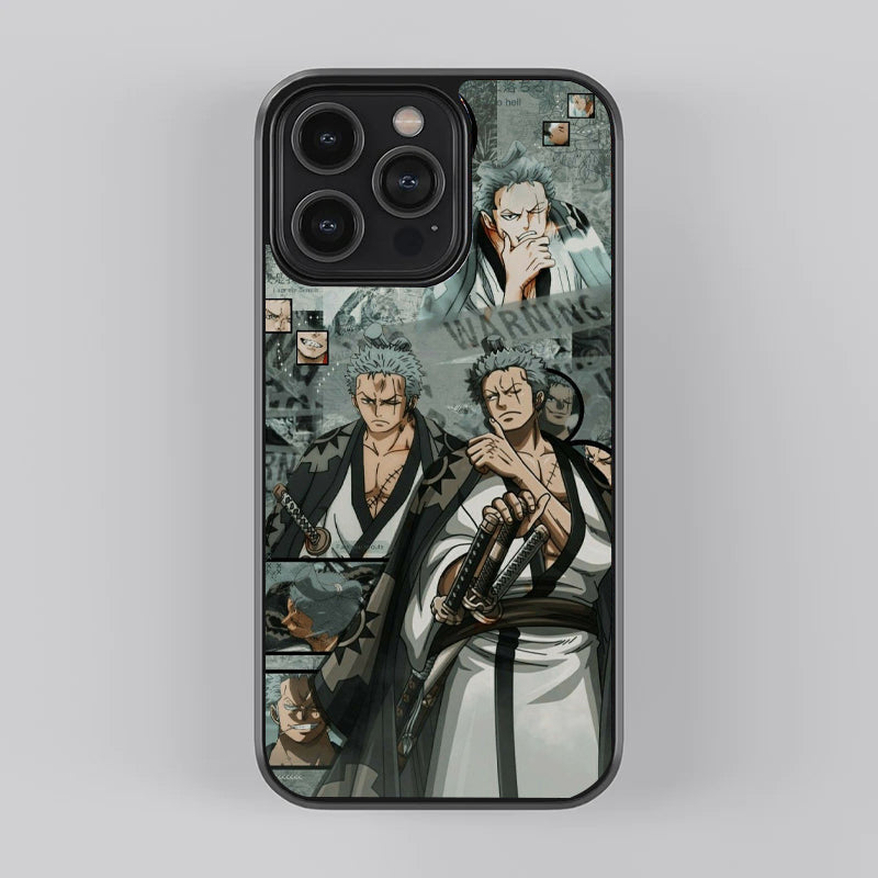 Roronoa Zoro Anime Premium Glass Case