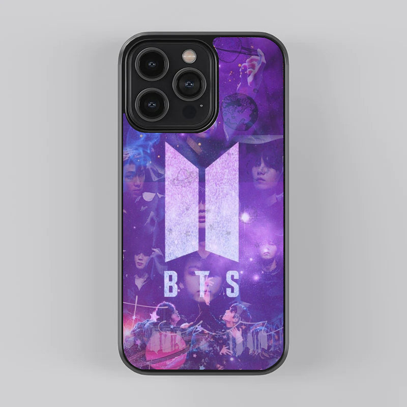 BTS K-pop Band Premium Glass Case