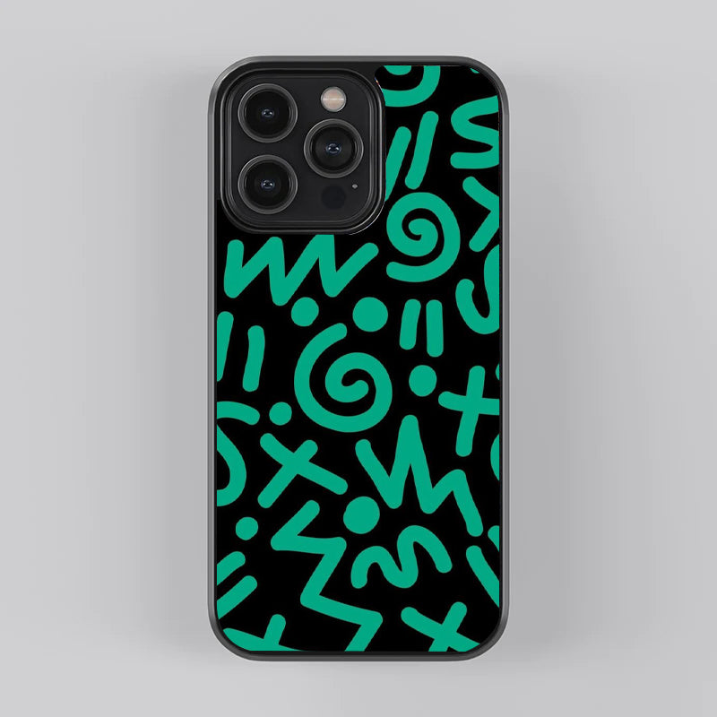 Abstract Pop Art Premium Glass Case