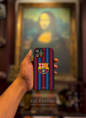 Barcelona stripes logo Premium Case