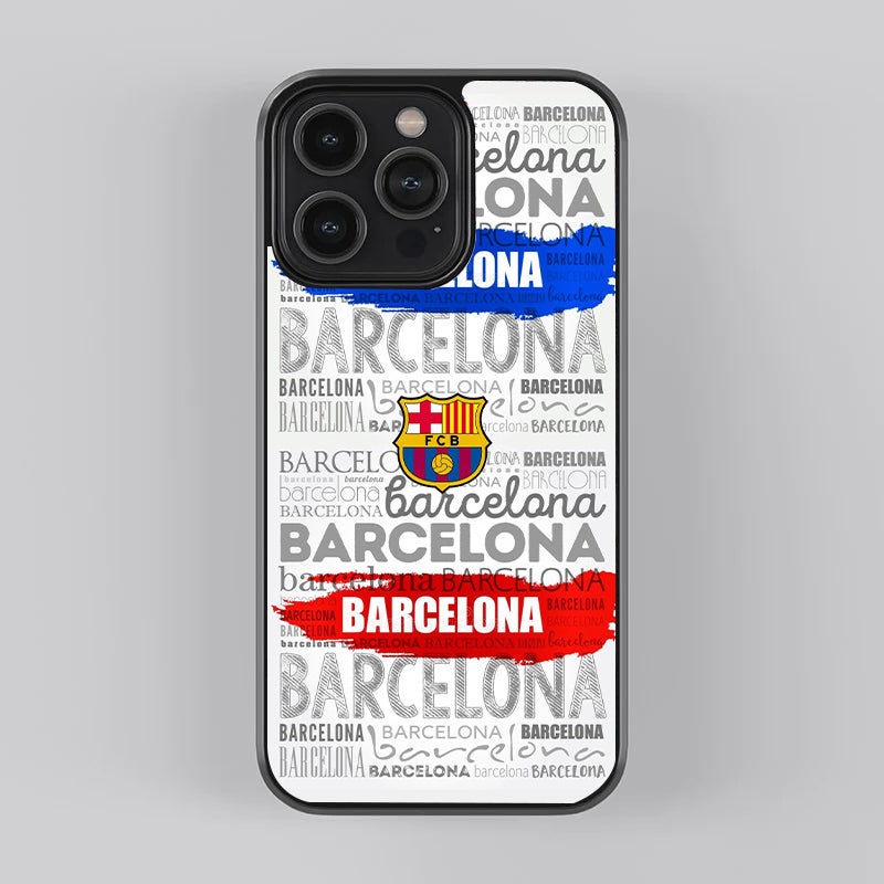 Barcelona with Logo Premium Case