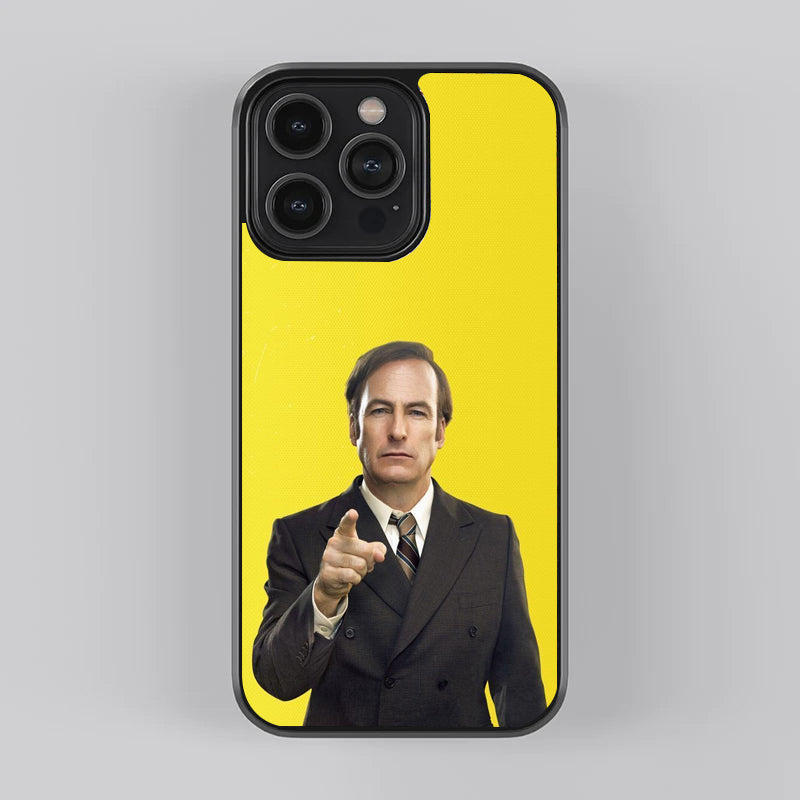 Better Call Saul Yellow Premium Glass Case