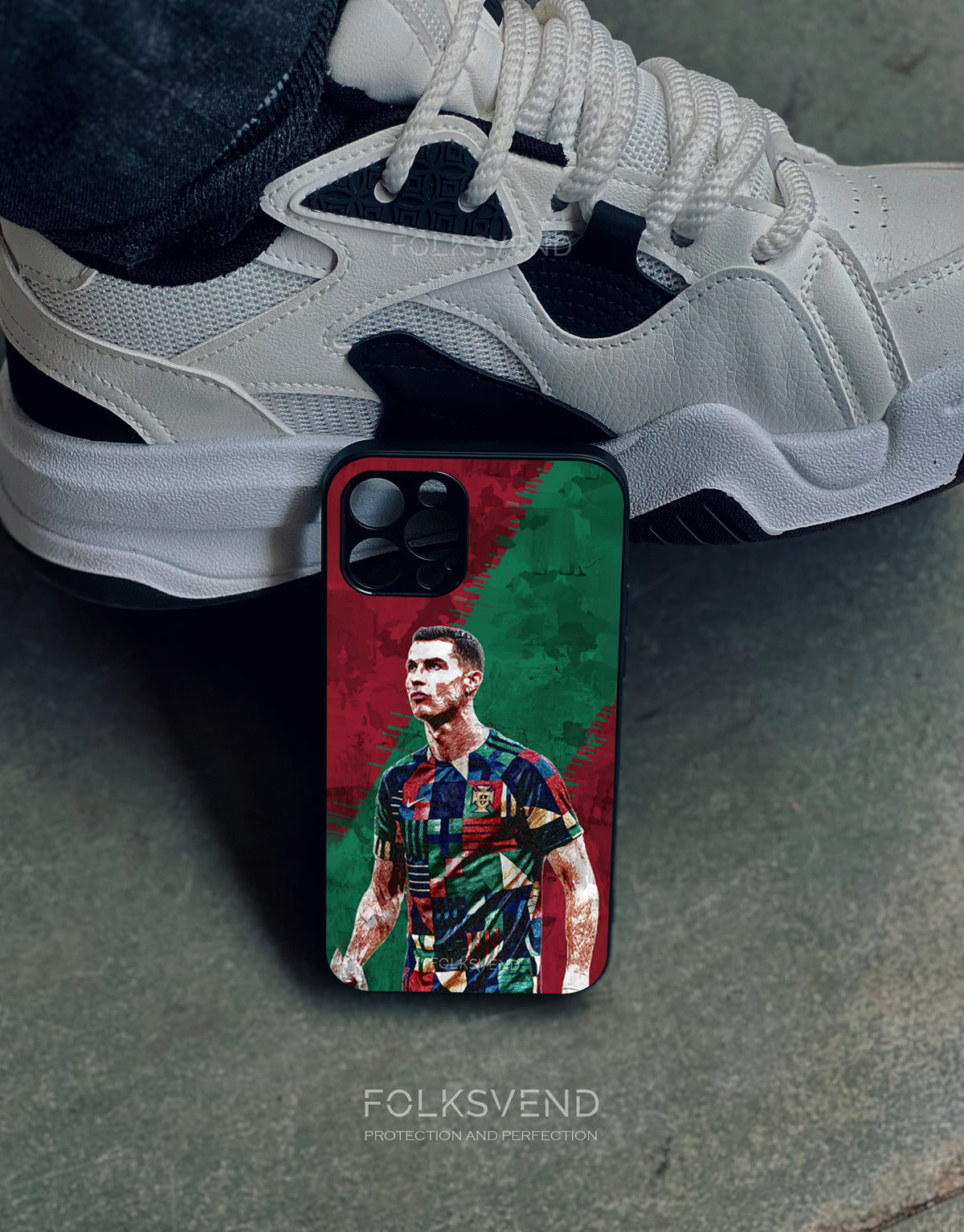 CR7 the portugal's  power house Premium Case