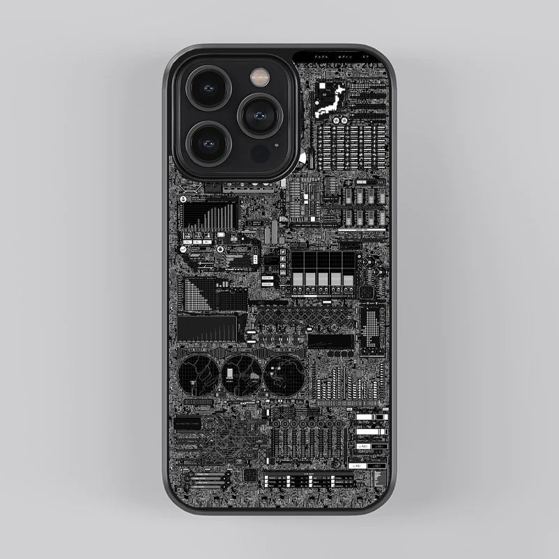 Circuit Board Design Premium Glass Case