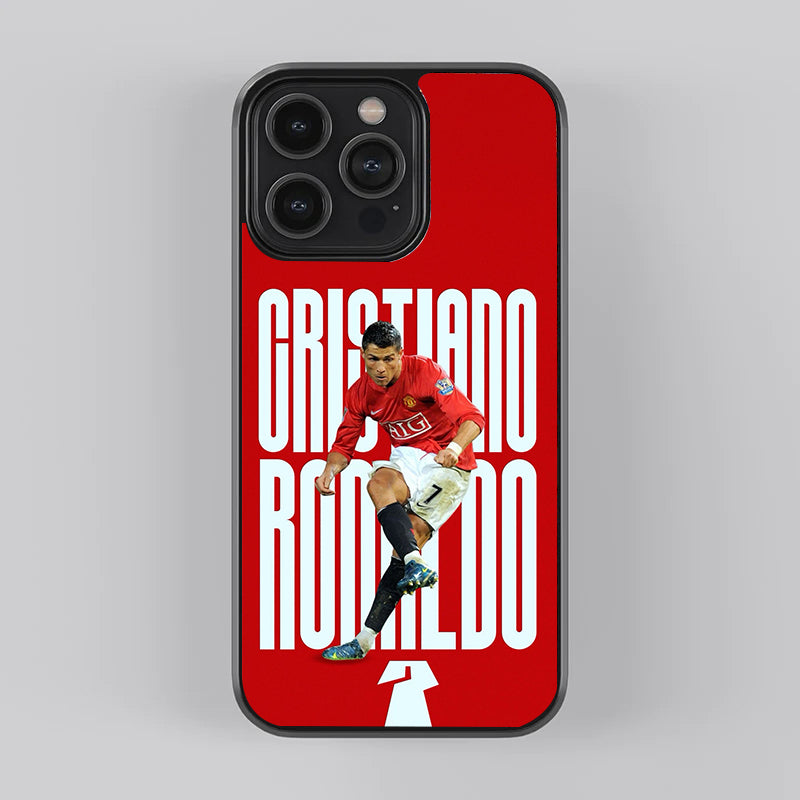 Cristiano Ronaldo Red Poster Design Premium Case