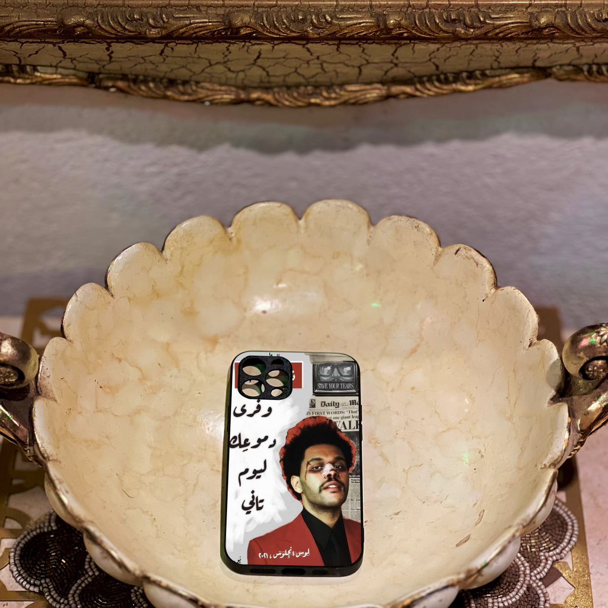 The Weeknd Arabic Poster Premium Case