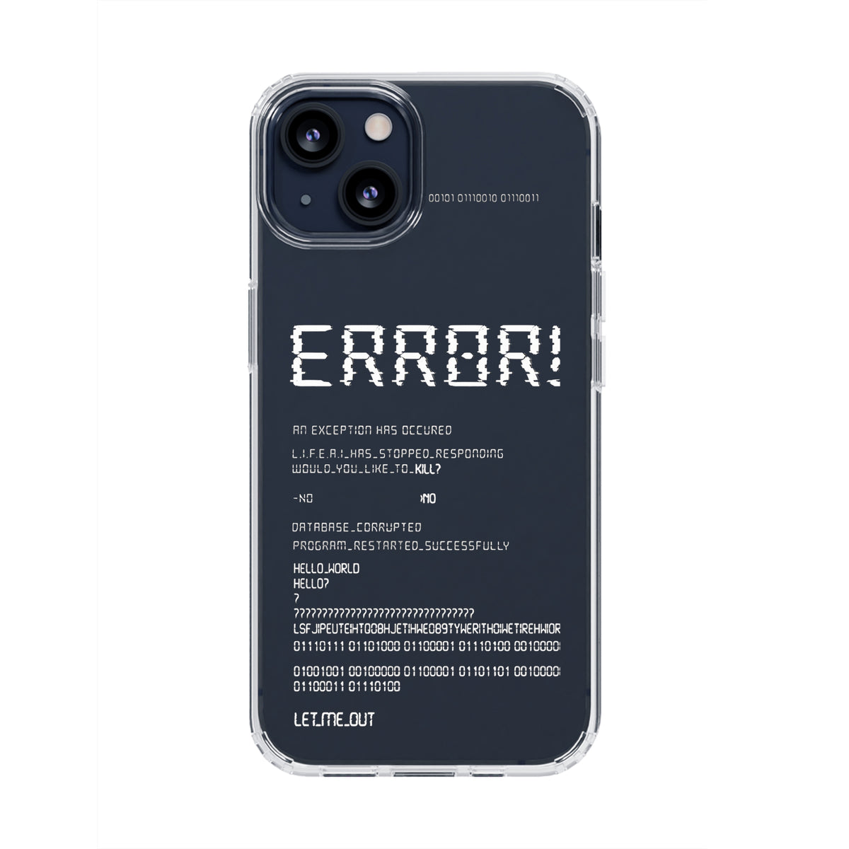 ERROR Premium Transparent Case