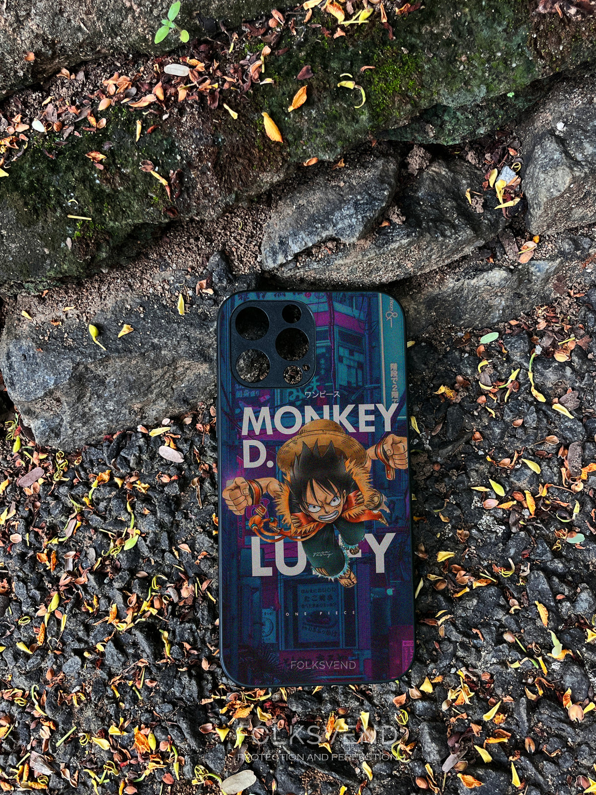 Monkey D Luffy Design Premium Glass Case