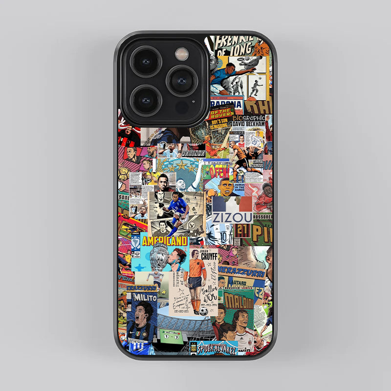 Football Players' Collage Premium Case