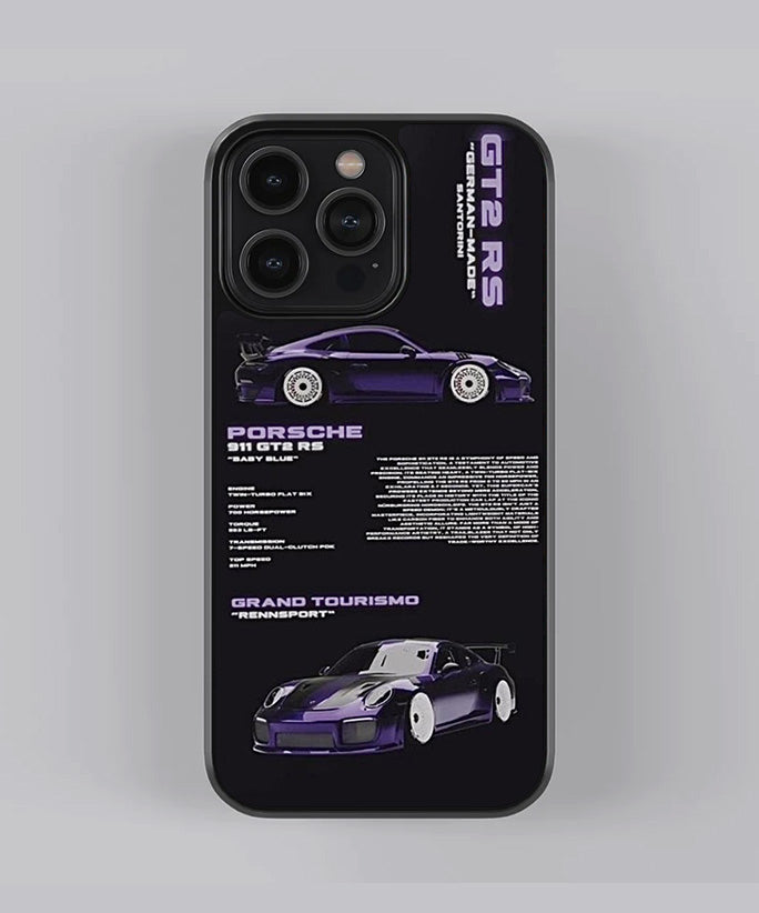 porsche 911 gt2rs purple edition premium case