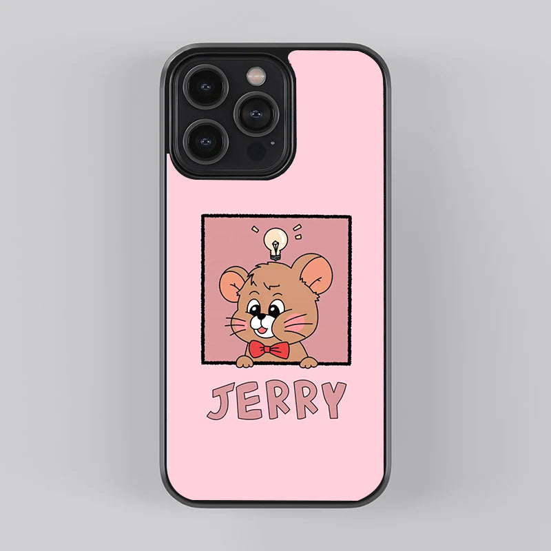 Jerry Pink Premium Glass Case