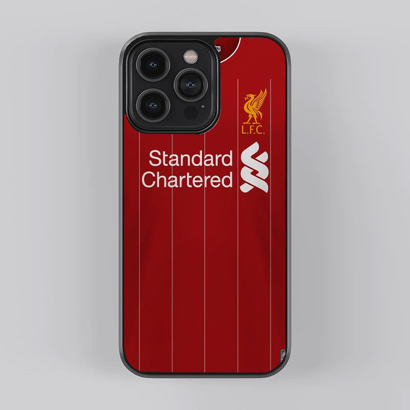 Liverpool red Jersey Premium Glass Case