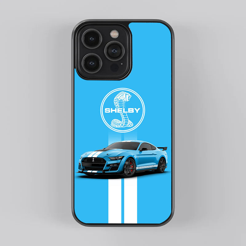 Mustang GT Blue Premium Case