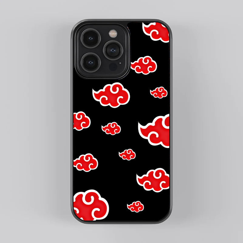 Naruto - Akatsuki Clouds Premium Glass Case