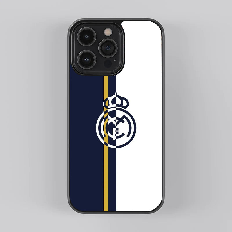 Real Madrid Football CF Logo  Premium Glass Case