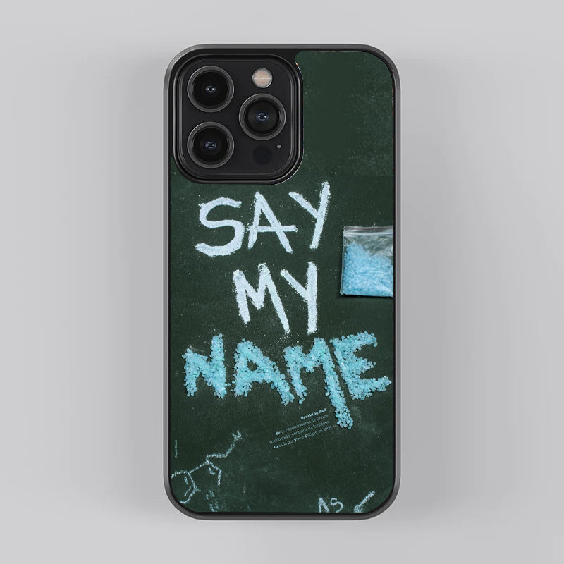 Say My Name Premium Glass Case