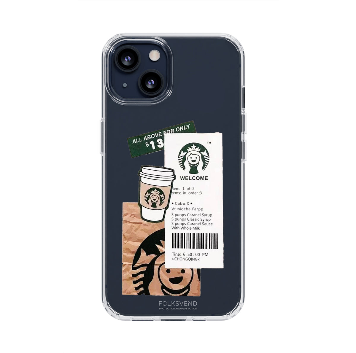 Starbucks Logo Premium Transparent Case