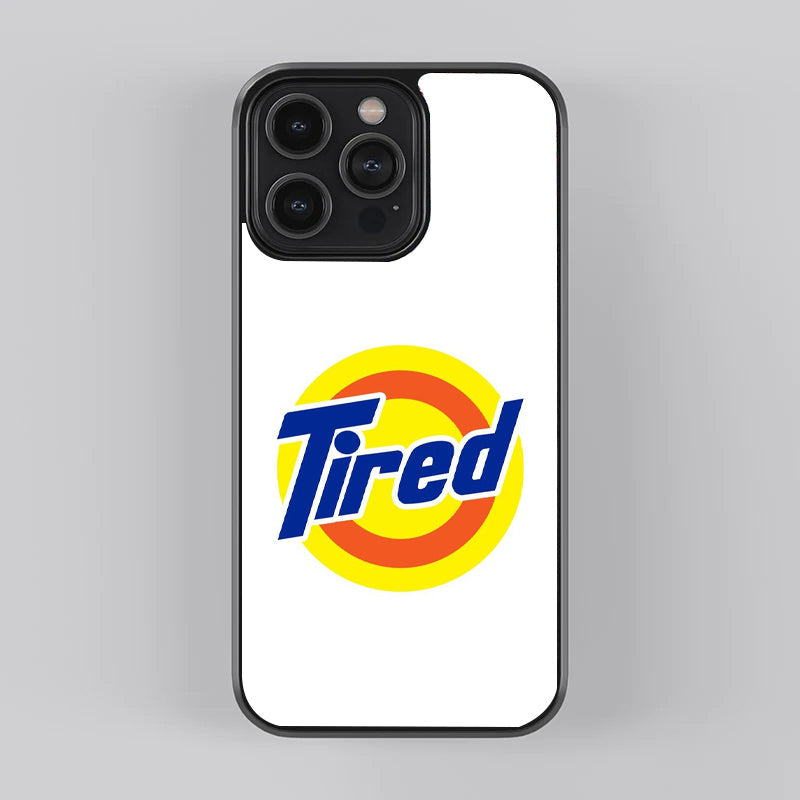 Tired Tide Logo Premium Glass Case