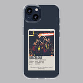 barcelona poloroid premium transparent case