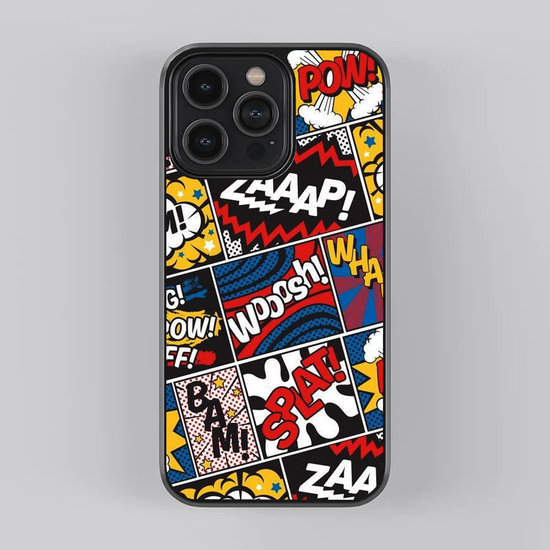 Comic Style Zaap Premium Glass Case